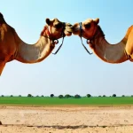 낙타 물 저장 비밀 - Here are three detailed image generation prompts in English, based on the provided text about camels...