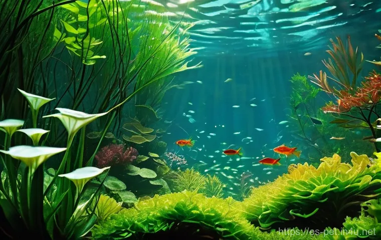 물고기 수족관 청소법 - **Prompt:** A focused shot of a person, dressed in a casual t-shirt and jeans, meticulously performi...