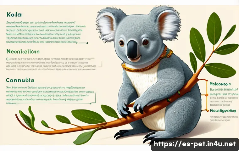 코알라 먹이 섭취량 관련 이미지 1